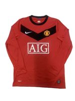Manchester United Langarm Shirt, 2009/10, Size S
