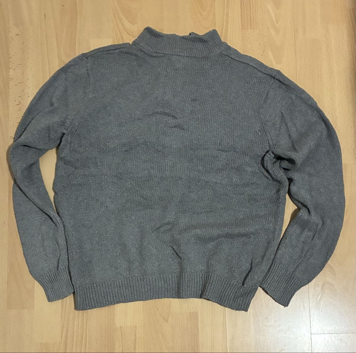 Maglioni & Felpe: Herren Pullover Chaps 1/4 Zip Grau Grösse L guter Zustand – Usato da Möhlin venduto da cap_x66n 2