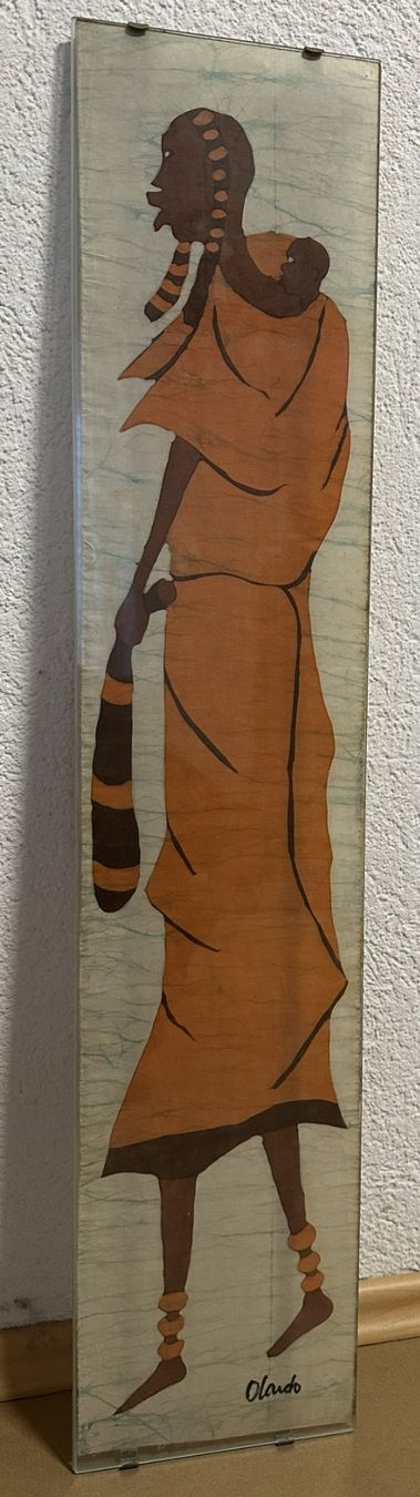 Foto & Immagini: Batik Bild Afrikanisches Kunsthandwerk – Usato da Leibstadt venduto da hjk_2025 1