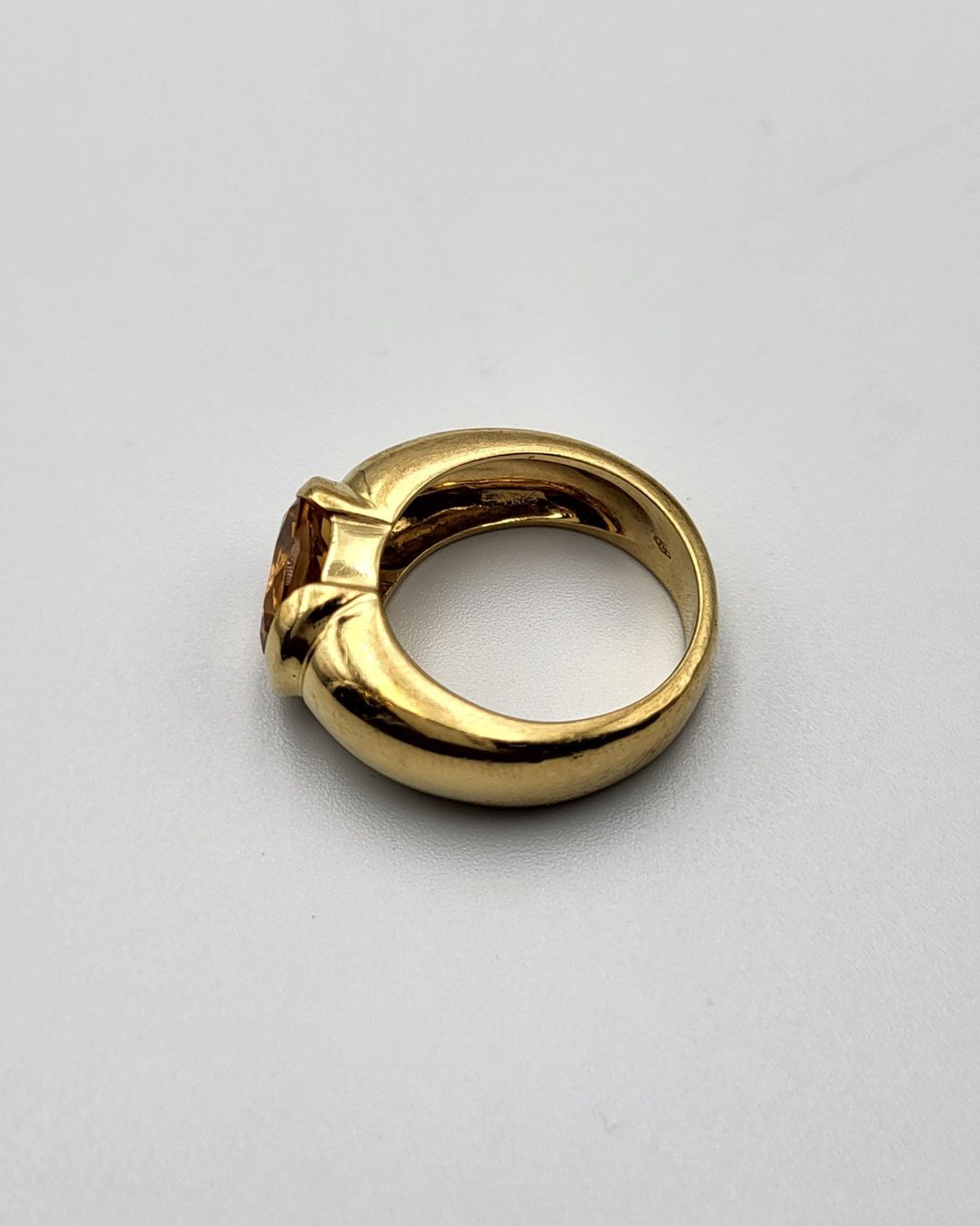 Anelli: 18 Karat 750 Gold Ring Mit Citrin – Usato da Wald ZH venduto da Aniade 5