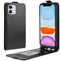 LUXUS iPhone 11 Pro Vertikal Leder Case