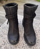 AS98 Bikerstiefeletten schwarz