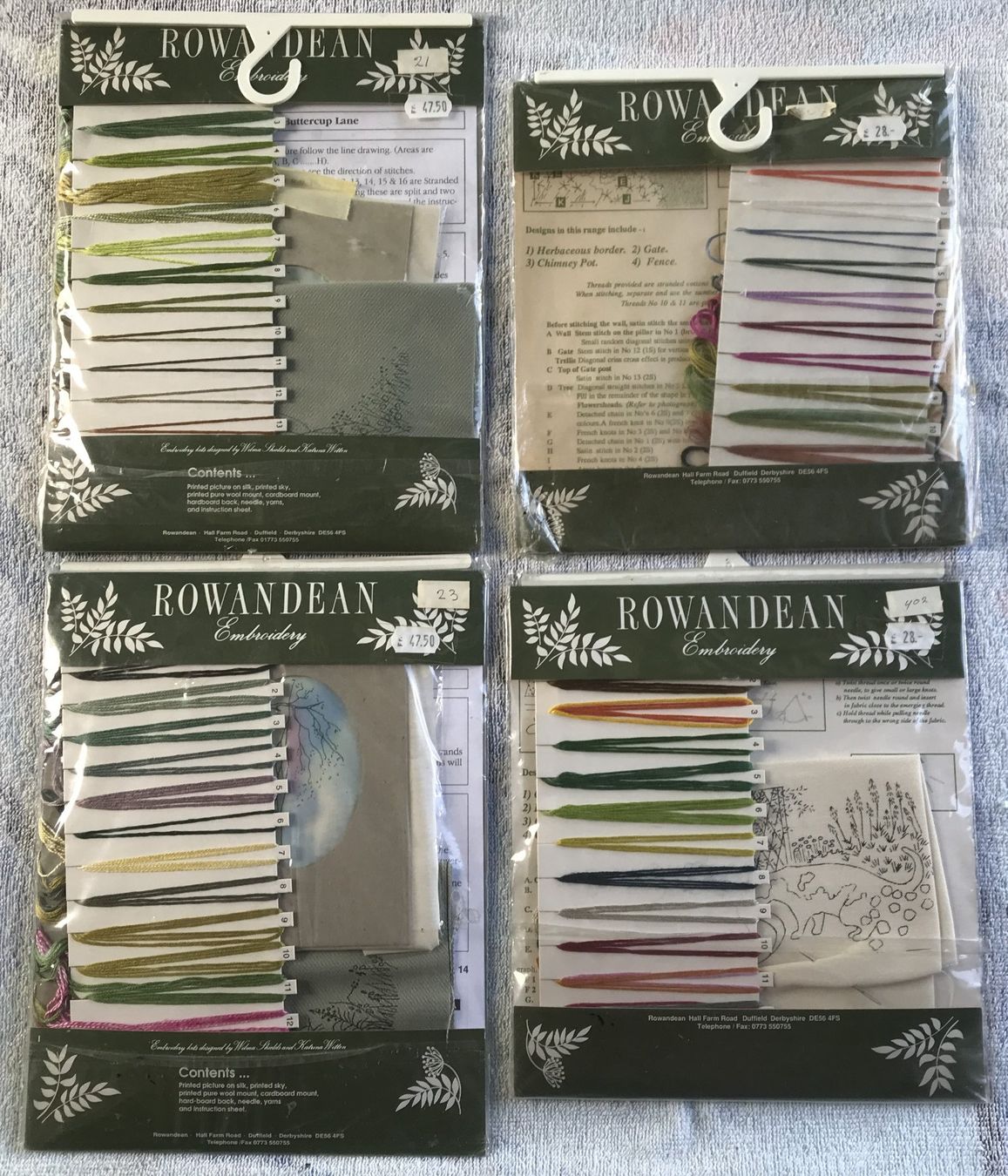 Cerchi da ricamo: LOT ROWANDEAN NEU UND ORIGINALVERPACKT – Nuovo e nell'imballaggio originale da Ostermundigen venduto da wini63 1