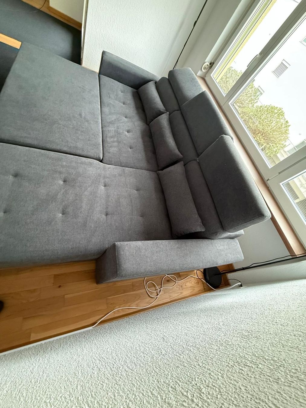 Divani: Carryhome ECKSOFA Webstoff Graphitfarben – Usato da Vättis venduto da MauMP 6