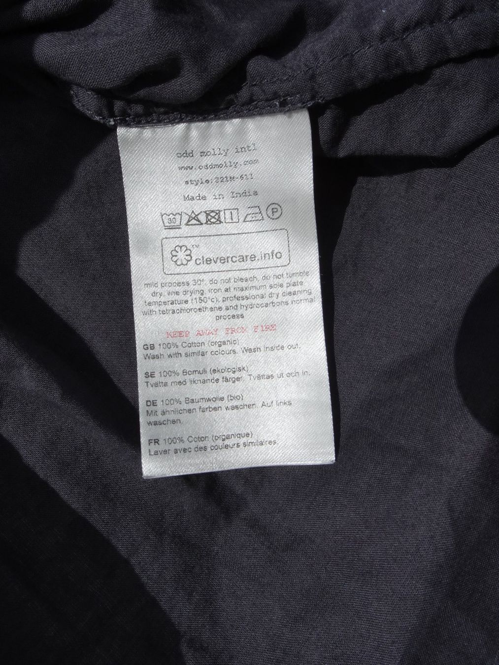 Odd Molly Camicette: Odd Molly Bluse grau rosa Gr 3 40 – Usato da Winterthur venduto da blumeblau77 7