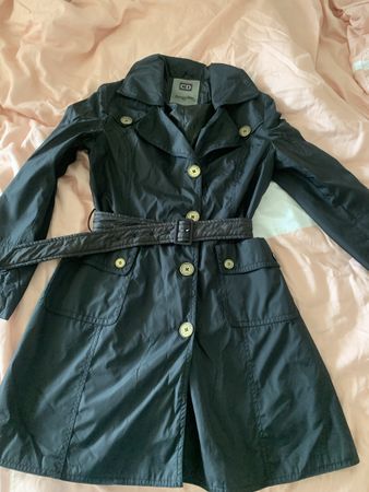 Dior mantel trenchcoat schwarz