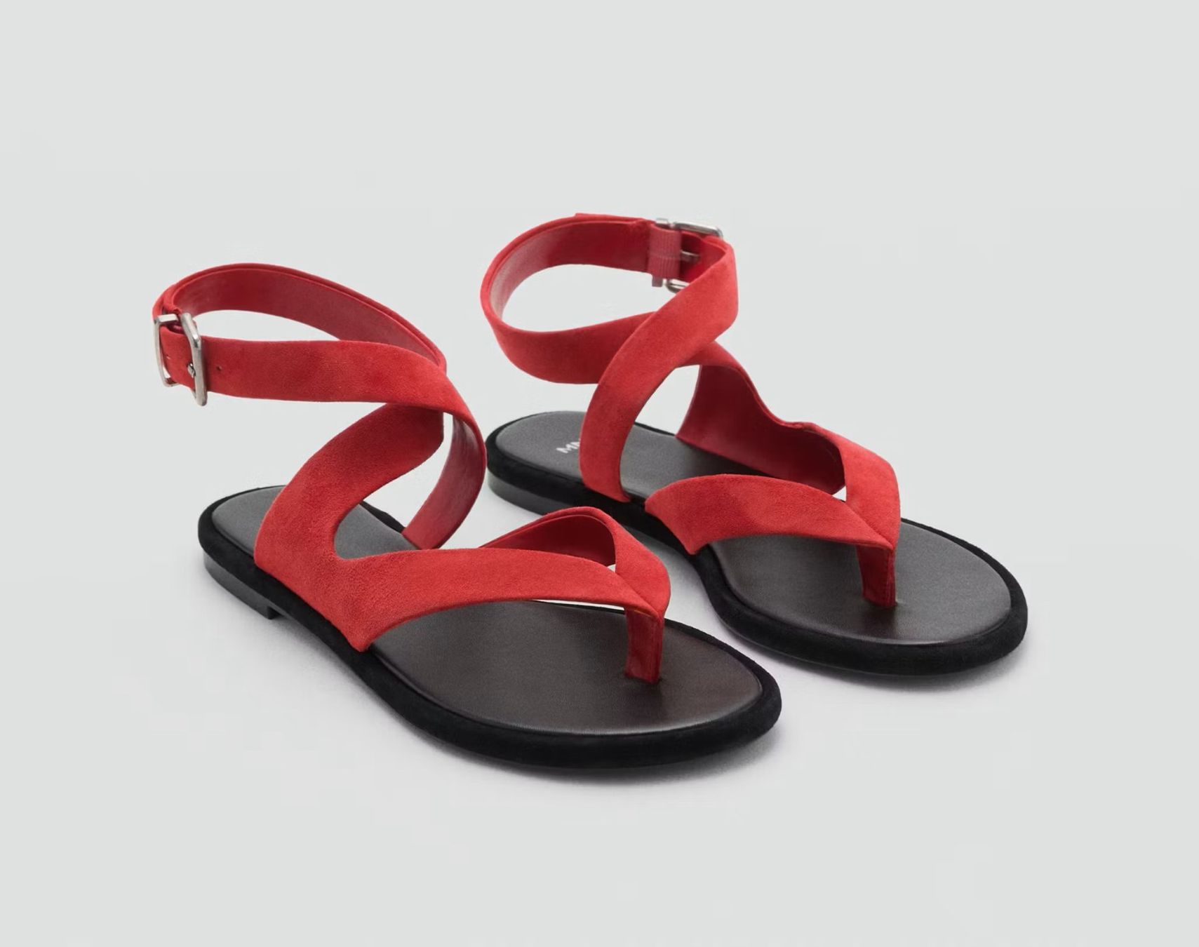 Mango Chaussures femmes: Mango Sandale mit Wildlederriemen – Neuf (Voir description) à Rheinsulz par Gilea