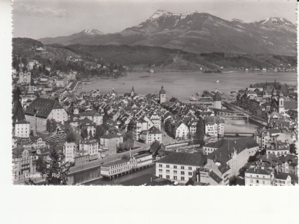 Cartoline postali: Luzern ca. 1950 – Usato da Bürglen TG venduto da StampGraf