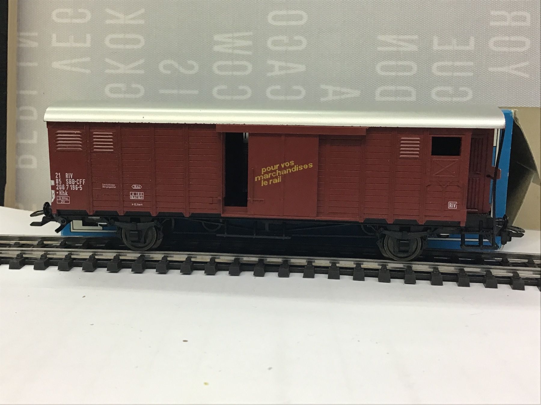 Märklin Modellini di ferrovie: Märklin H0 4698 Güterwagen, Originalverpackung – Usato da Männedorf venduto da Spezial-Modelle