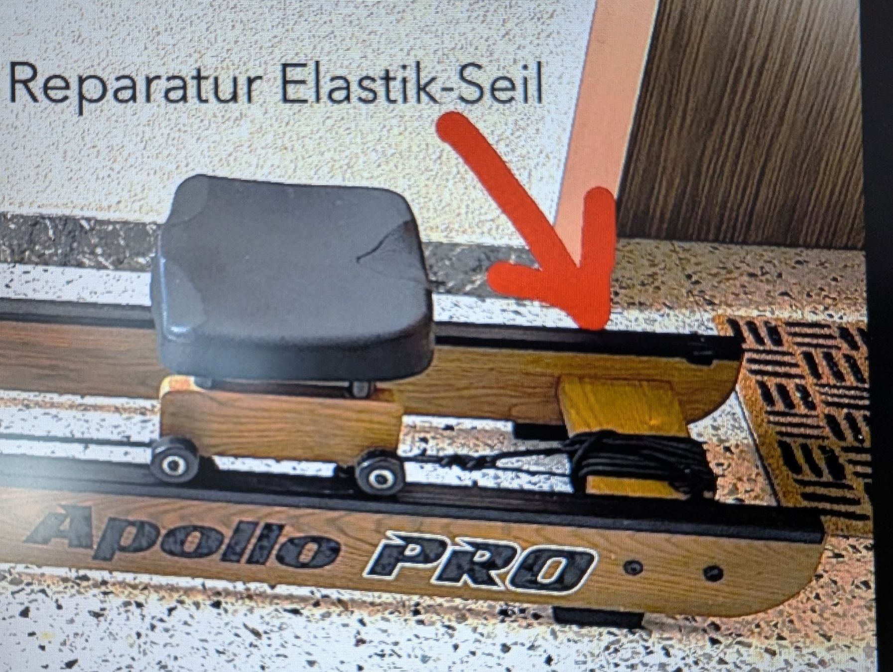 Hometrainer: Apollo Pro Rudergerät, Wasserwiderstand einstellbar. Leise. – Usato da Wittenbach venduto da FleurLaBelle 7