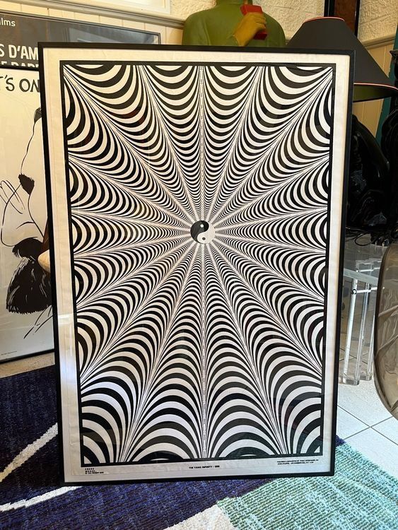 Poster & Bilder: Yin yang infinity affiche vintage – Gebraucht aus Montreux von LeVintage33 1