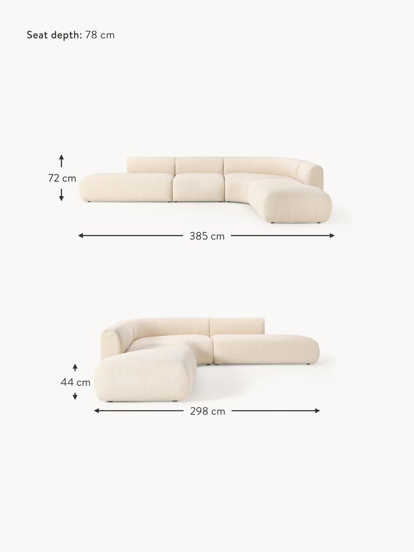 Westwing Divani: Modulares Bouclé-Ecksofa Sofia (4-Sitzer) CHF 4849-50% – Nuovo (secondo la descrizione) da Otelfingen venduto da Yvonne_Outlet 7