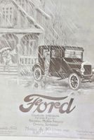 🍀 OLDTIMER 100 JÄHRIGES FORD PLAKAT  40,5 x 30,