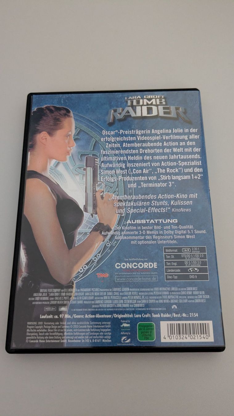 Tutti i DVDs: Lara Croft: Tomb Raider (DVD) – Usato da Würenlos venduto da Sandler 1