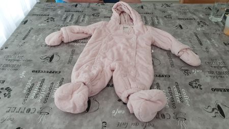 Kuschliger Winter Babygirl Overall - Kanz - rosa - Gr. 74