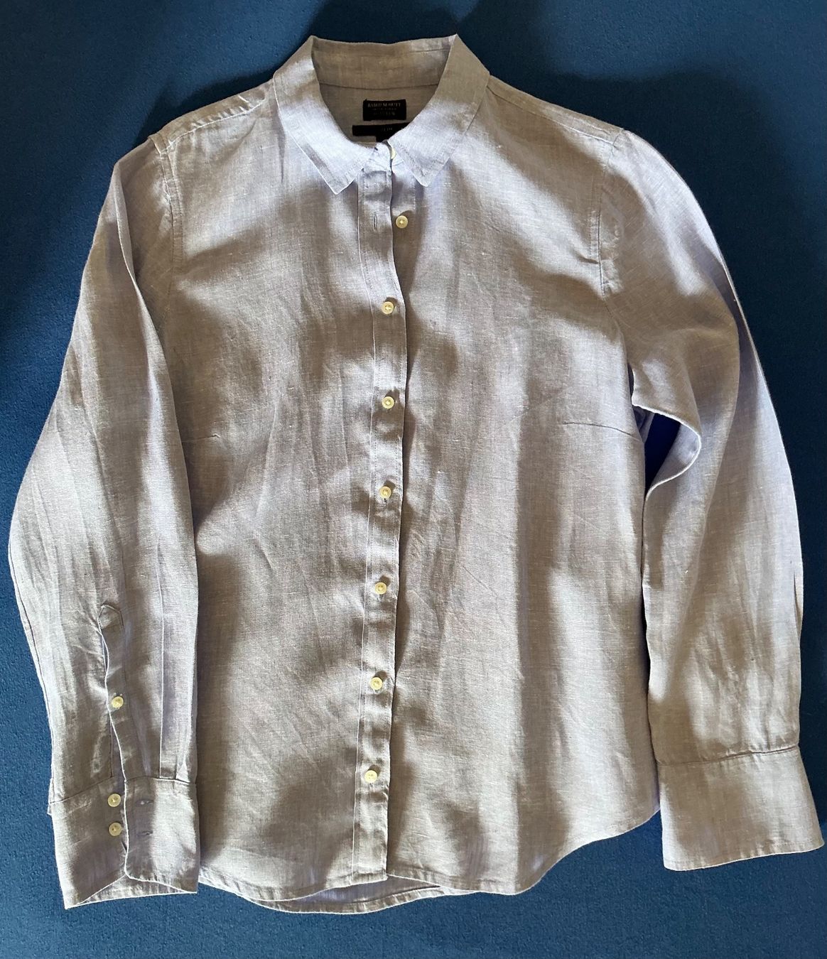 J.Crew Chemisiers: Hellblaue Leinenbluse J.Crew, Gr. 38-40, US 8 – Neuf (Voir description) à Cormondrèche par fra_gn5t