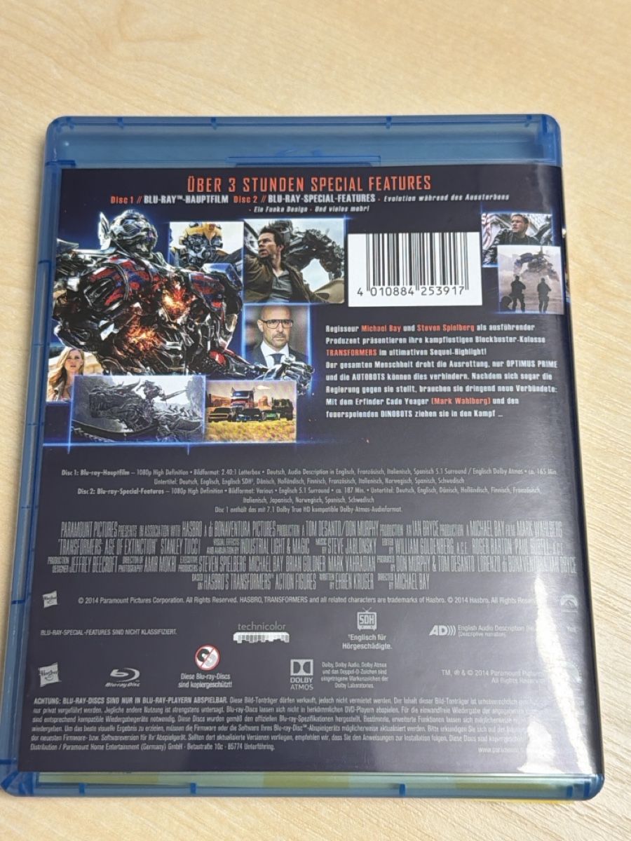 Alle DVDs: Transformers: Ära des Untergangs Blu-ray+Bonus Disc – Neu (gemäss Beschreibung) aus Hittnau von PeterS75 1