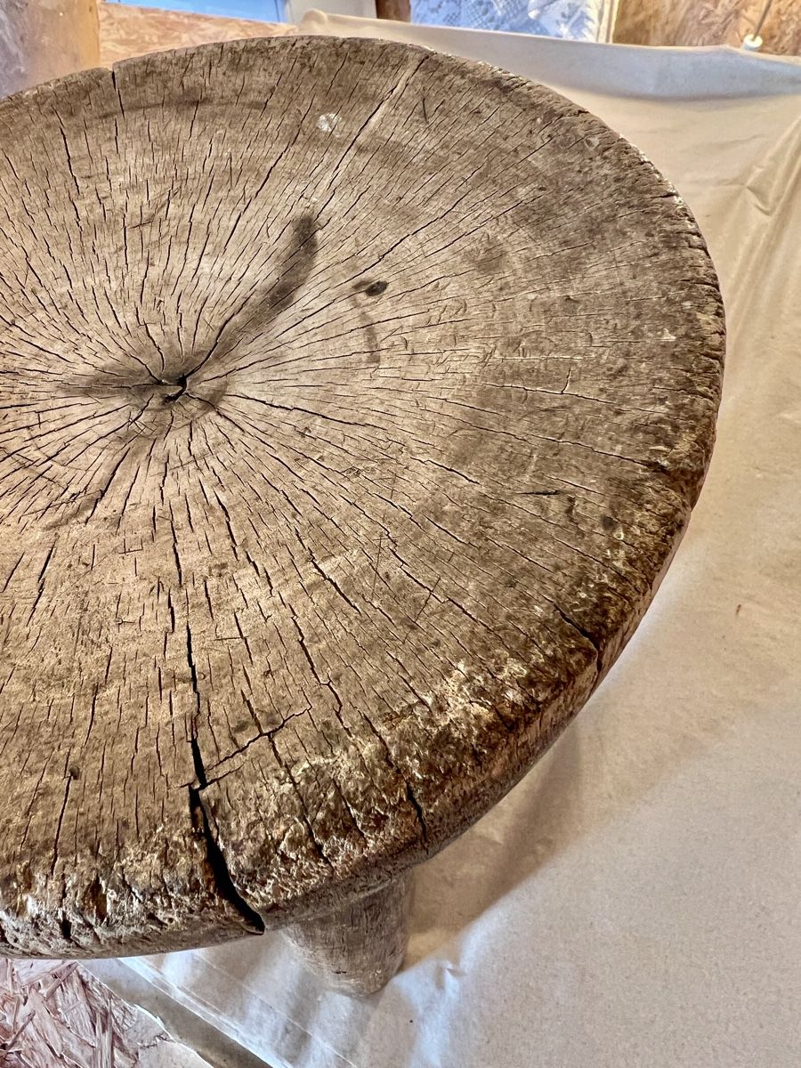 Hocker: Holzhocker Altholzschemel – Gebraucht aus Sirnach von dasrosahaus 2