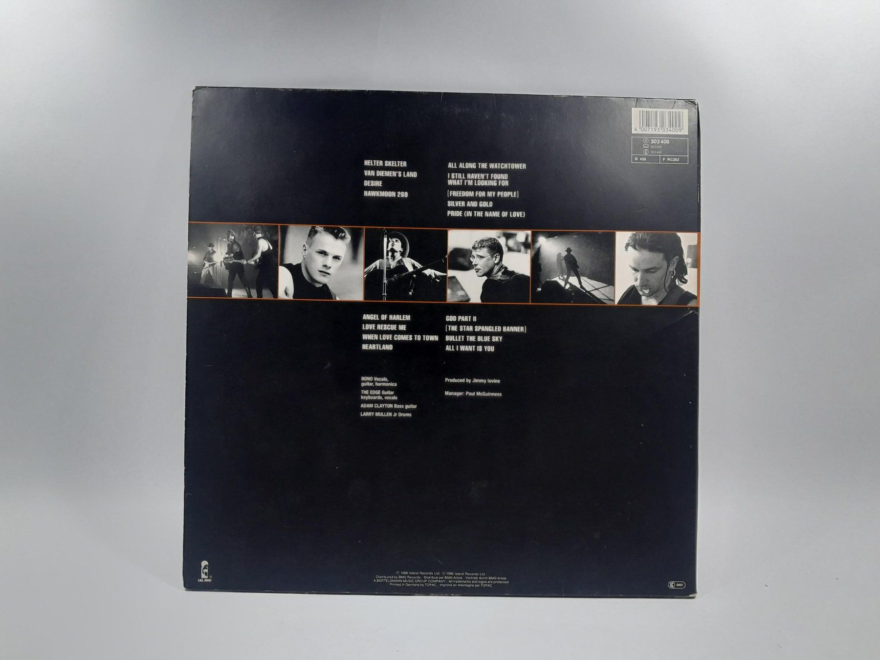 Dischi in vinile: Doppel LP / Vinyl / U2 - Rattle and Hum – Usato da Männedorf venduto da Bel-view 2