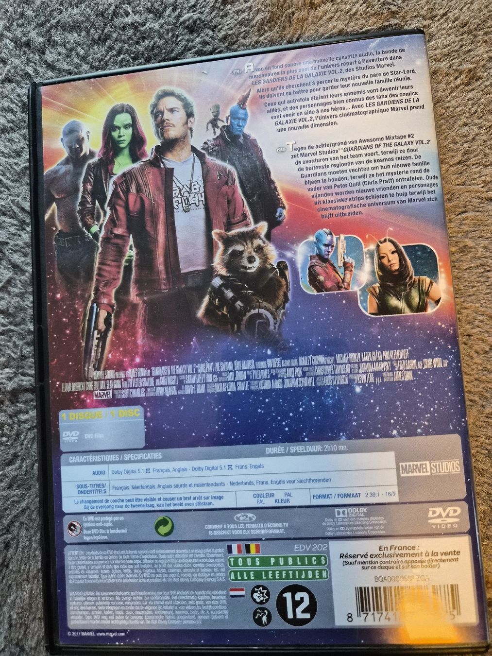 Tutti i DVDs: Gardiens de la Galaxie Vol. 2 DVD – Usato da La Joux FR venduto da car_ck96 2