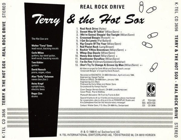 Terry & the Hot Sox Walter Senn, Carlo Milan, Tom Kübler, Acheter