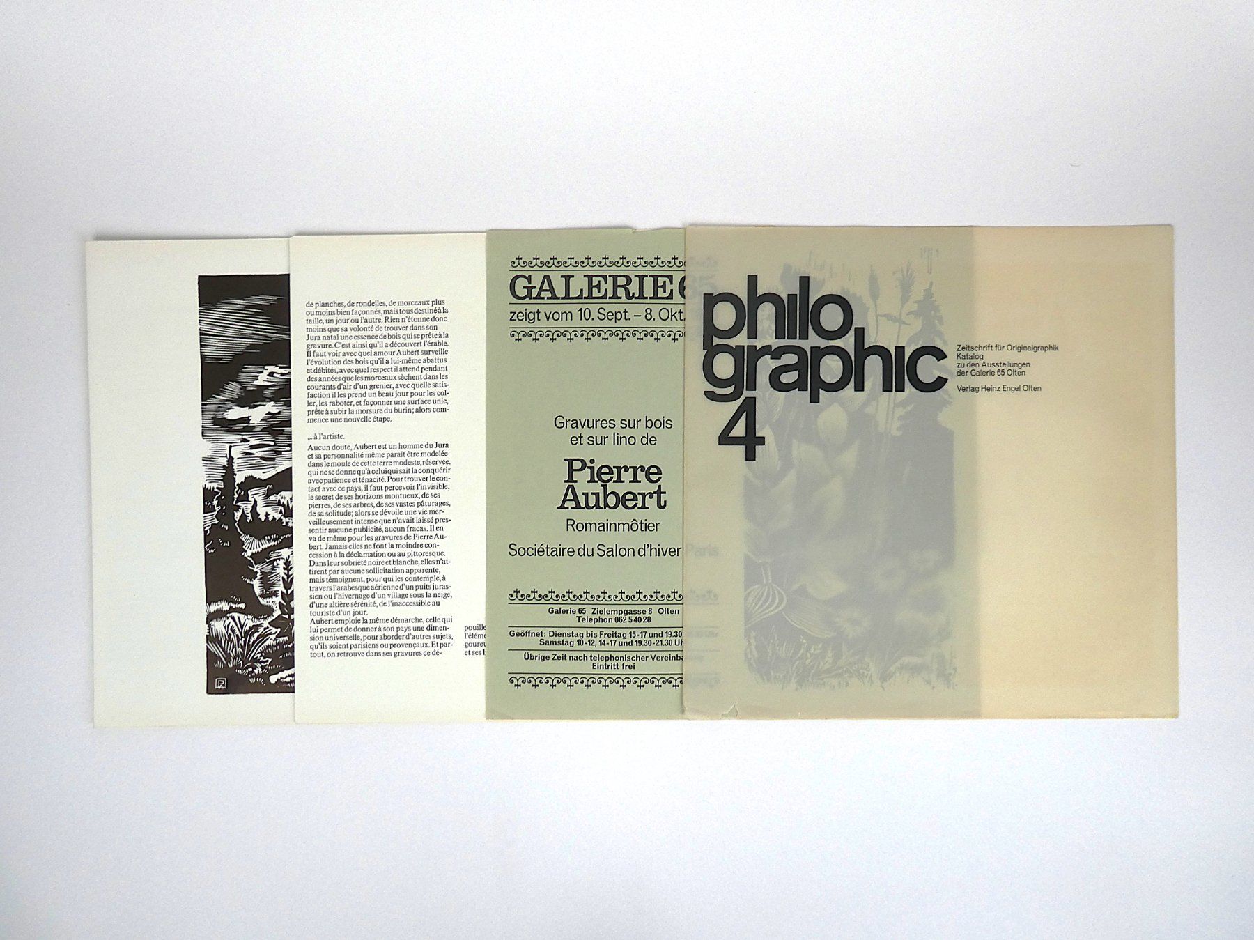 Riviste & Magazine: philographic 4 Zeitschrift für Originalgraphik – Usato da Urtenen-Schönbühl venduto da Restwert_Schoenbuehl 2