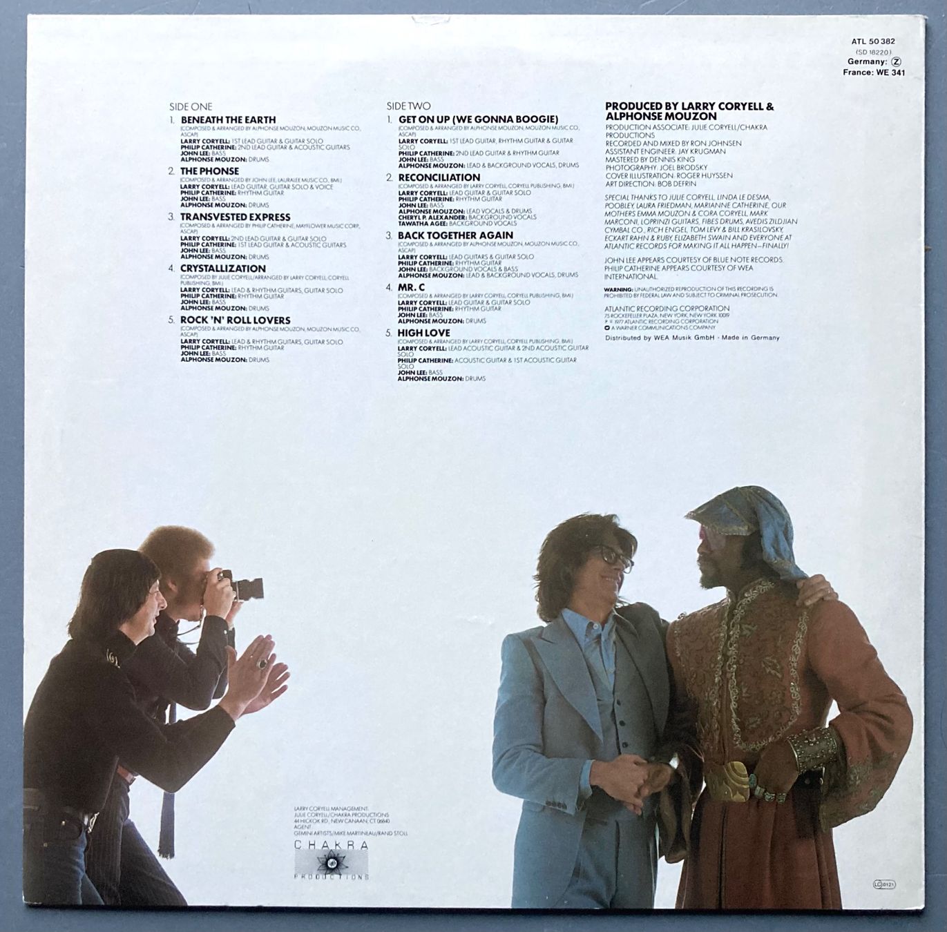 Schallplatten: CORYELL / MOUZON - BACK TOGETHER AGAIN – Gebraucht aus Poliez-Pittet von Newtown-Records 1