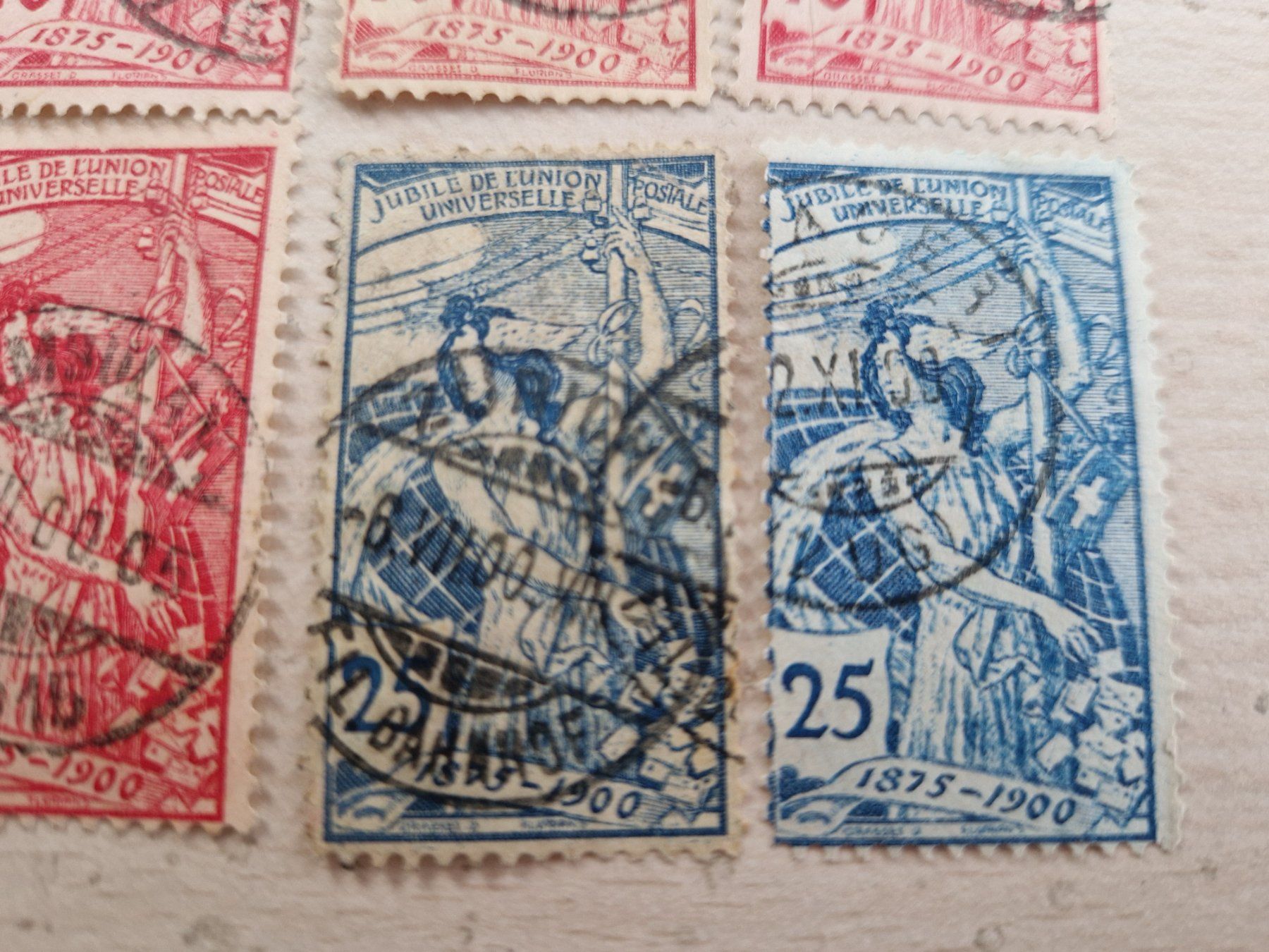 Alle Briefmarken: UPU Lot, ab 1.- – Gebraucht aus Burgdorf von Glossy01 8