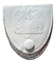 Rosenkranz Lederetui Lamm Gottes antik