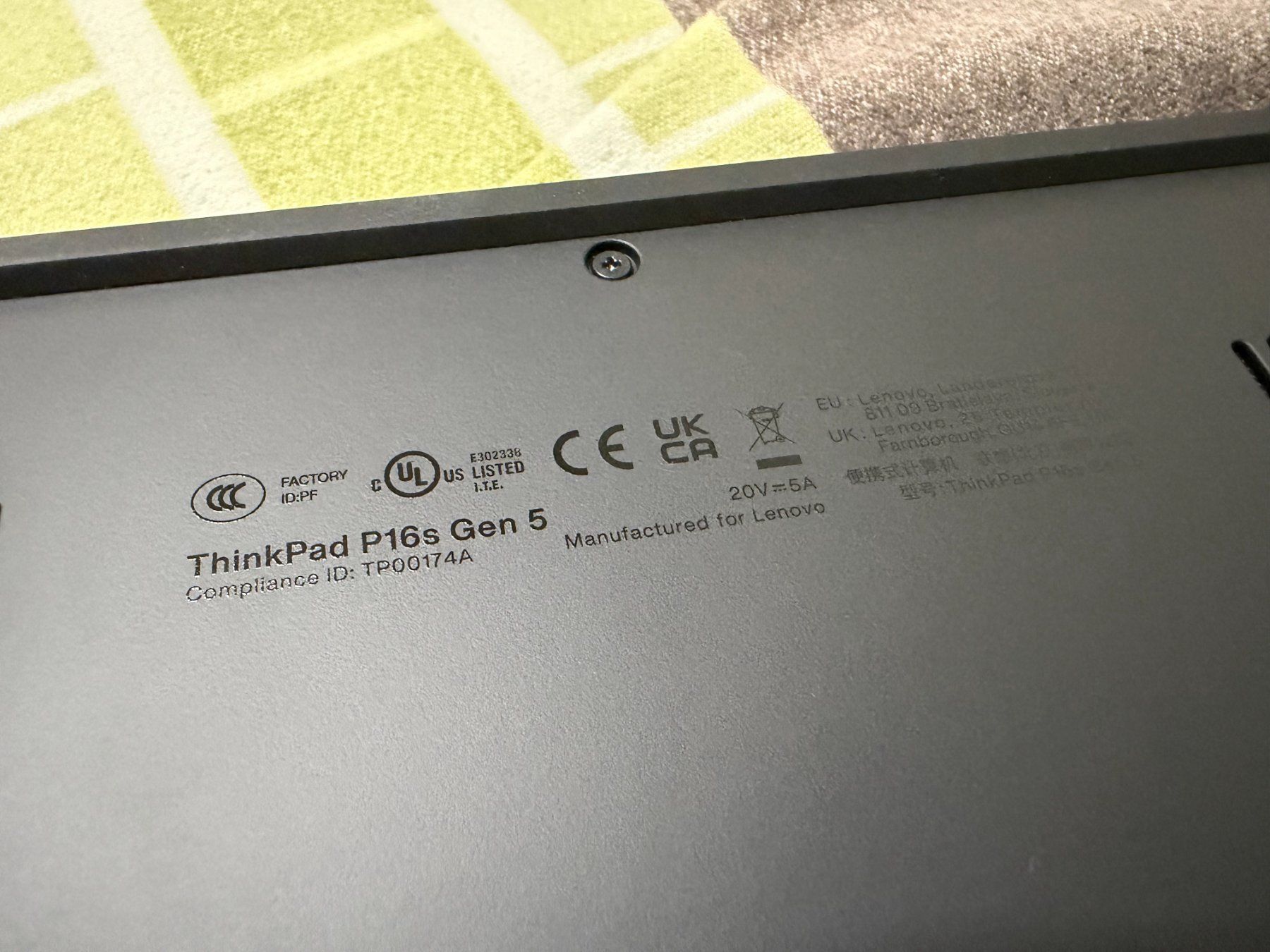 Lenovo Notebook: LENOVO ThinkPad P16s Gen. 5 – Nuovo e nell'imballaggio originale da St. Gallen venduto da Ajaytv 4