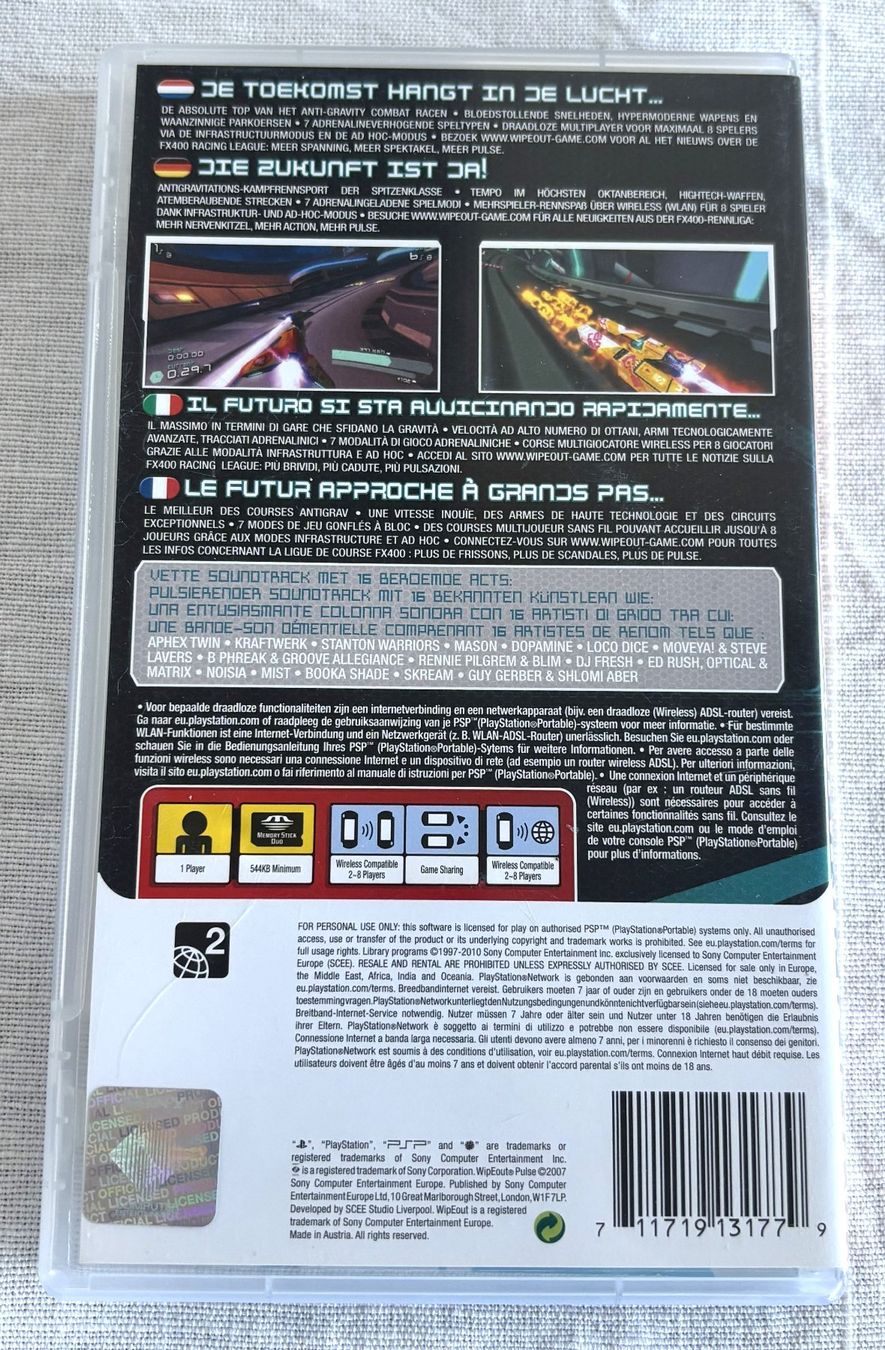 Sony Giochi: WipEout Pulse – Sony PSP – Usato da Suhr venduto da Brocki-Suhr 3