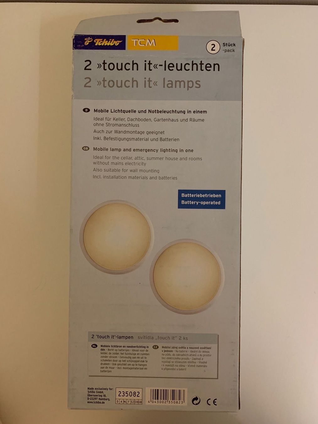 Lampade: 2 Lampen – Nuovo e nell'imballaggio originale da Zürich venduto da ThaliaL 1