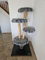 Kratzbaum mit 4 Ebenen und Sisal umwickelt guter Zustand