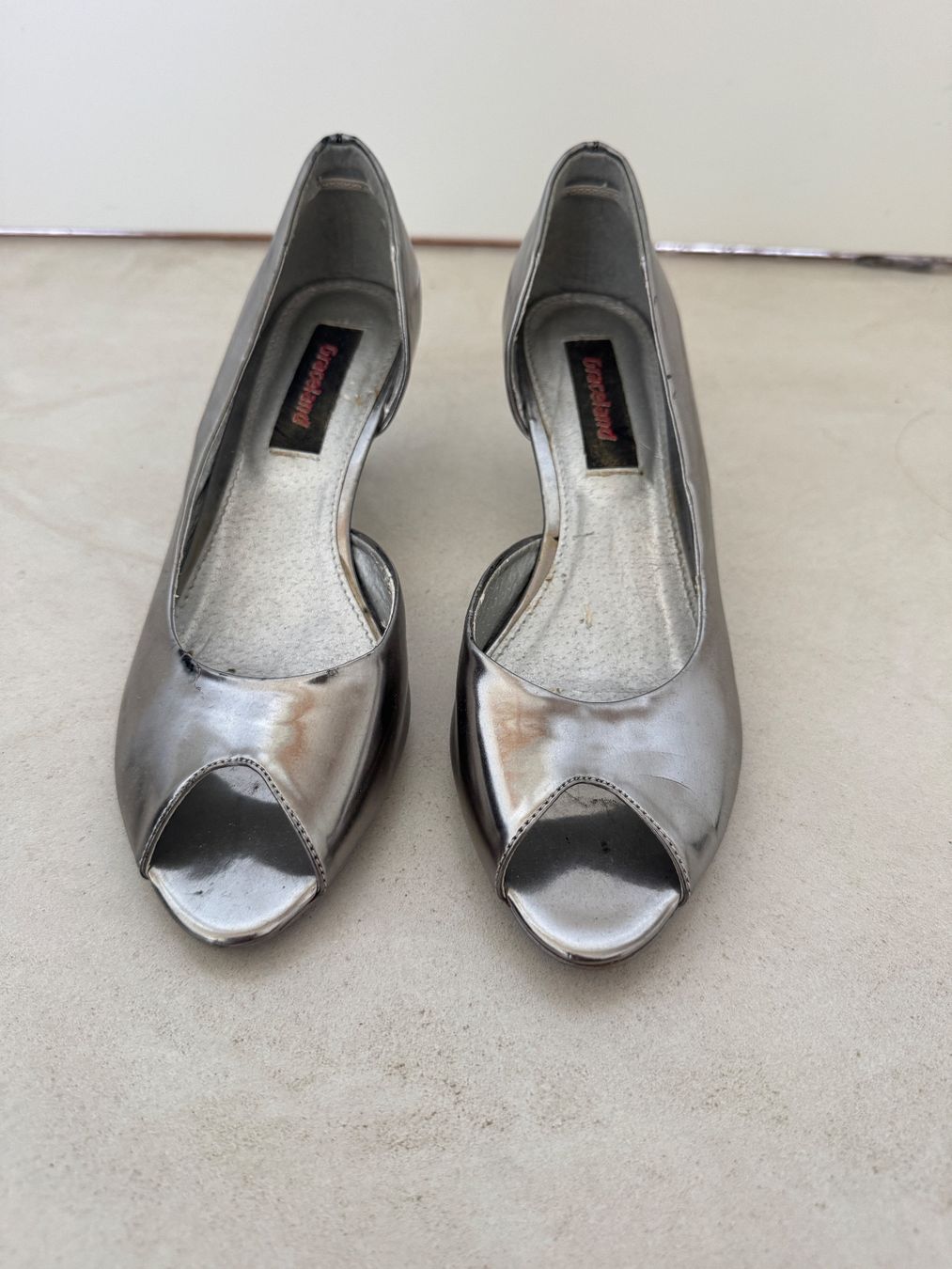 Graceland Scarpe da donna: Escaprins argenté vintage – Usato da giffers venduto da sev_c9x9 2