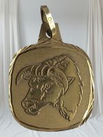 Toller Goldanhänger aus 18 Karat, Sternzeichen Stier