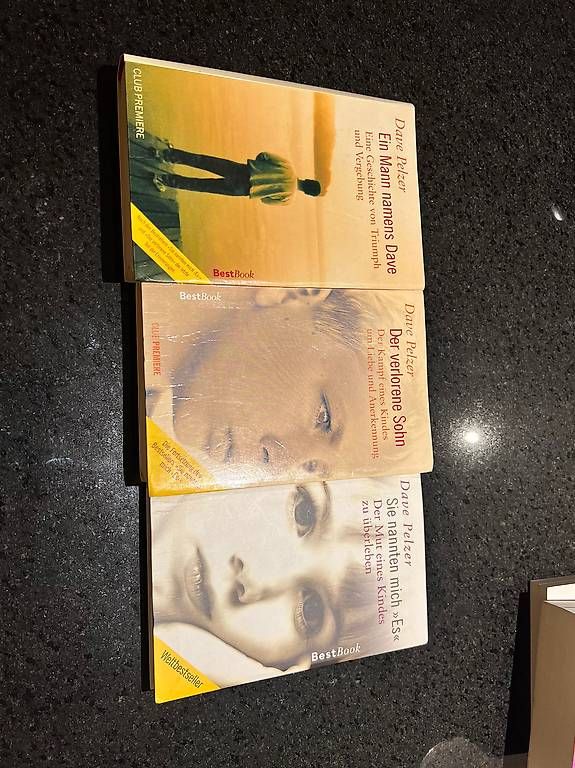 Libri: Dave Pelzer alle 3 Bücher – Usato da Bülach venduto da nick046