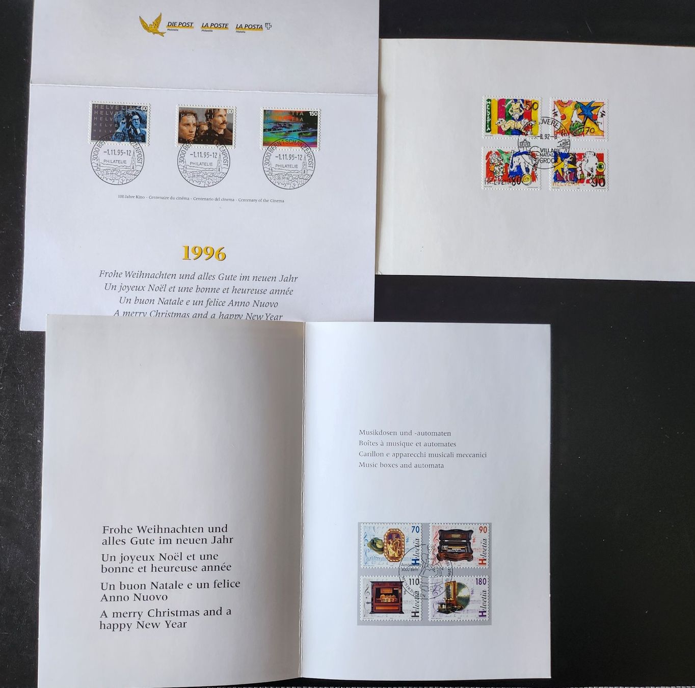 Cartes: 3 Weihnachtskarten Post 1993, 1996, 1997 – D'occasion à Staad SG par 4bu4 1