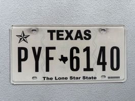 🇺🇸🇺🇸 USA Nummernschild #  TEXAS  # 🇺🇸🇺🇸