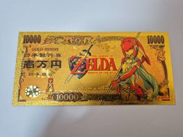 Gold Foil Plated The Legend Of Zelda Banknote Mipha