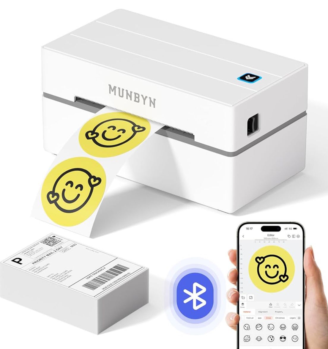 Stampanti: Munbyn Etikettendrucker - Thermodrucker – Nuovo e nell'imballaggio originale da Uitikon Waldegg venduto da Moosi04 1