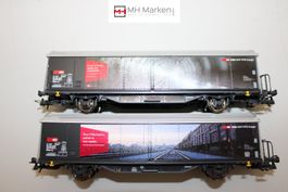 Roco 76490/91 SBB CFF FFS Güterwagen Hbils DC H0 mit OVP