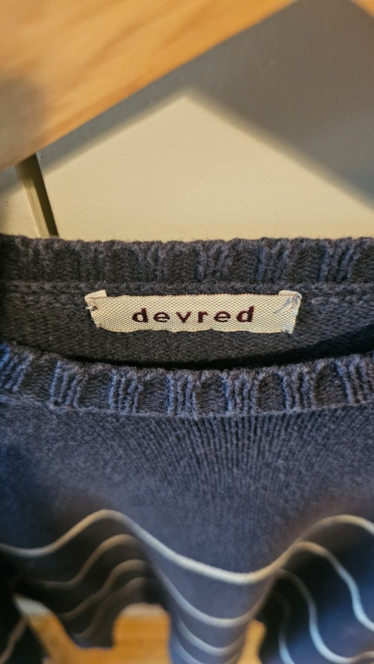 Maglioni & Felpe: Pull Devred bleu marine rayé blanc – Usato da Bernex venduto da Syssi57 1