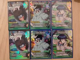 Naruto Collectible Cards Kiba Shino Hinata Set 6 Cards