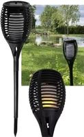 LED Solar Gartenleuchte "Flamme" mit Erdspiess
