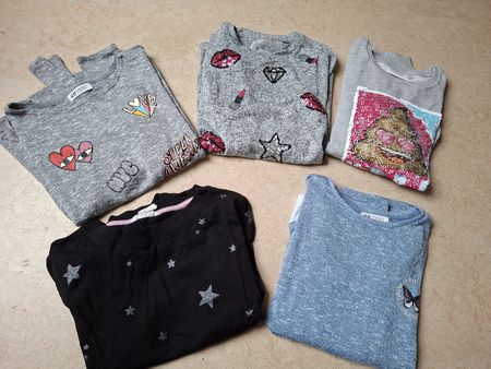 Pulli Set Gr.158/164, 5 Stück, Herbst