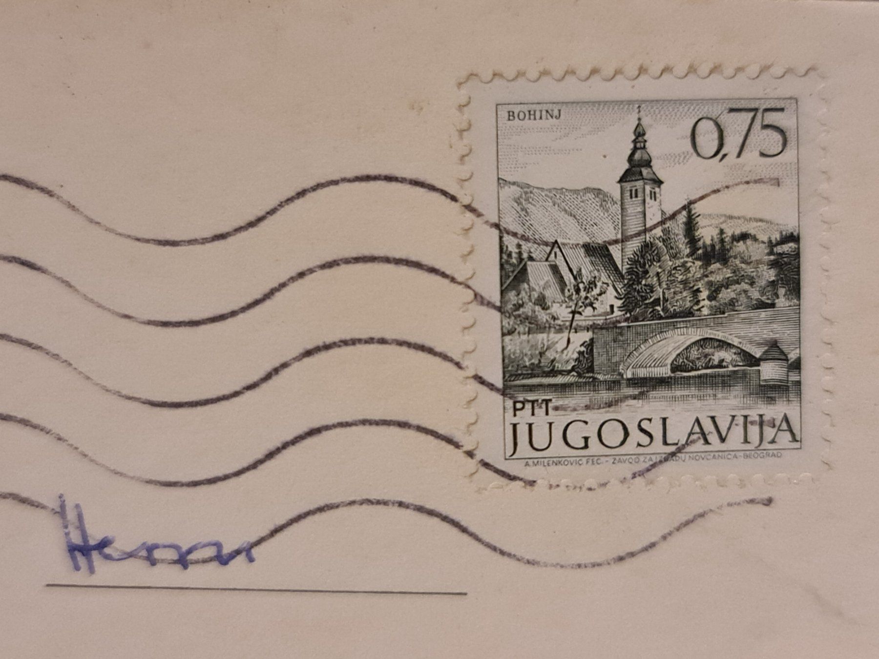 Ansichtskarten: Ansichtskarte Rovinj Jugoslawia – Gebraucht aus Dintikon von Vexi 1
