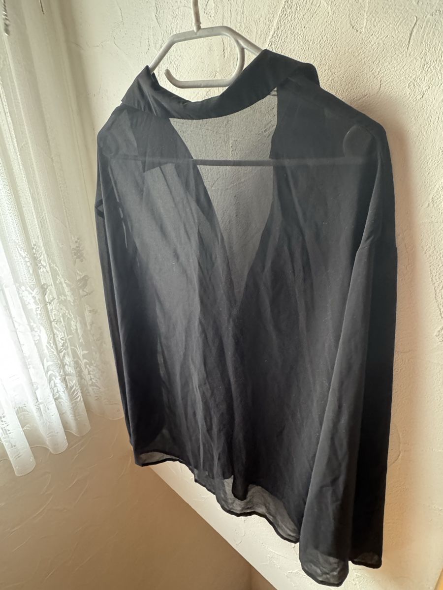 Blusen: Schwarze Sommer Bluse, Gr. M, Transparent – Gebraucht aus Hergiswil NW von kaufe_at_kaufmann 4