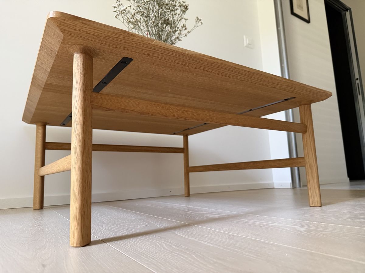 Tavoli: Oak wood coffee table, japandi style – Nuovo e nell'imballaggio originale da Corsier GE venduto da Karol_save_planet 5