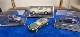 4 Modellautos Mercedes-Benz Sammlerstücke