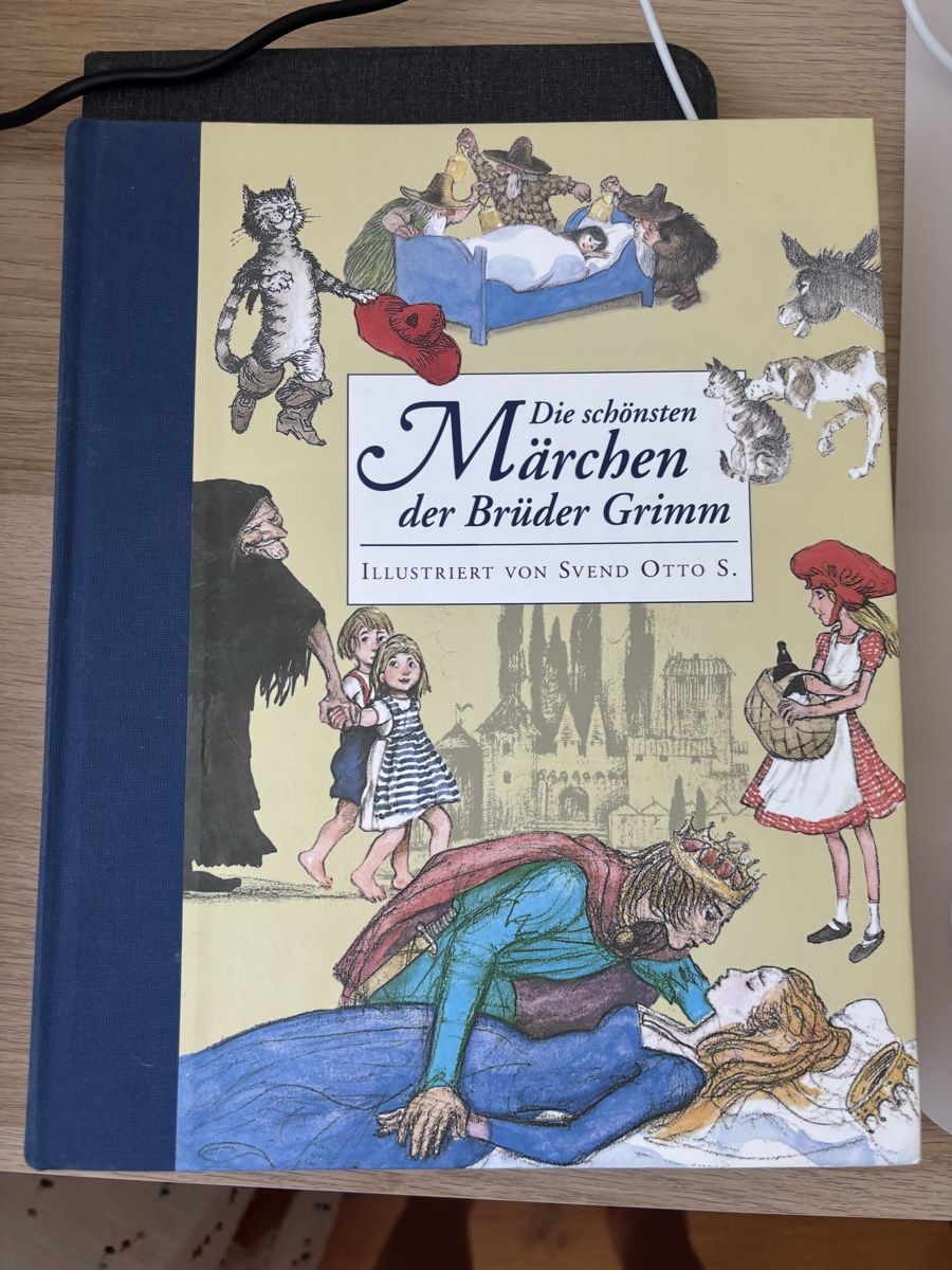 Libri: Buch "Die schoensten Maerchen der Brueder Grimm" Svend Otto  – Usato da Grosswangen venduto da Sunnyday35